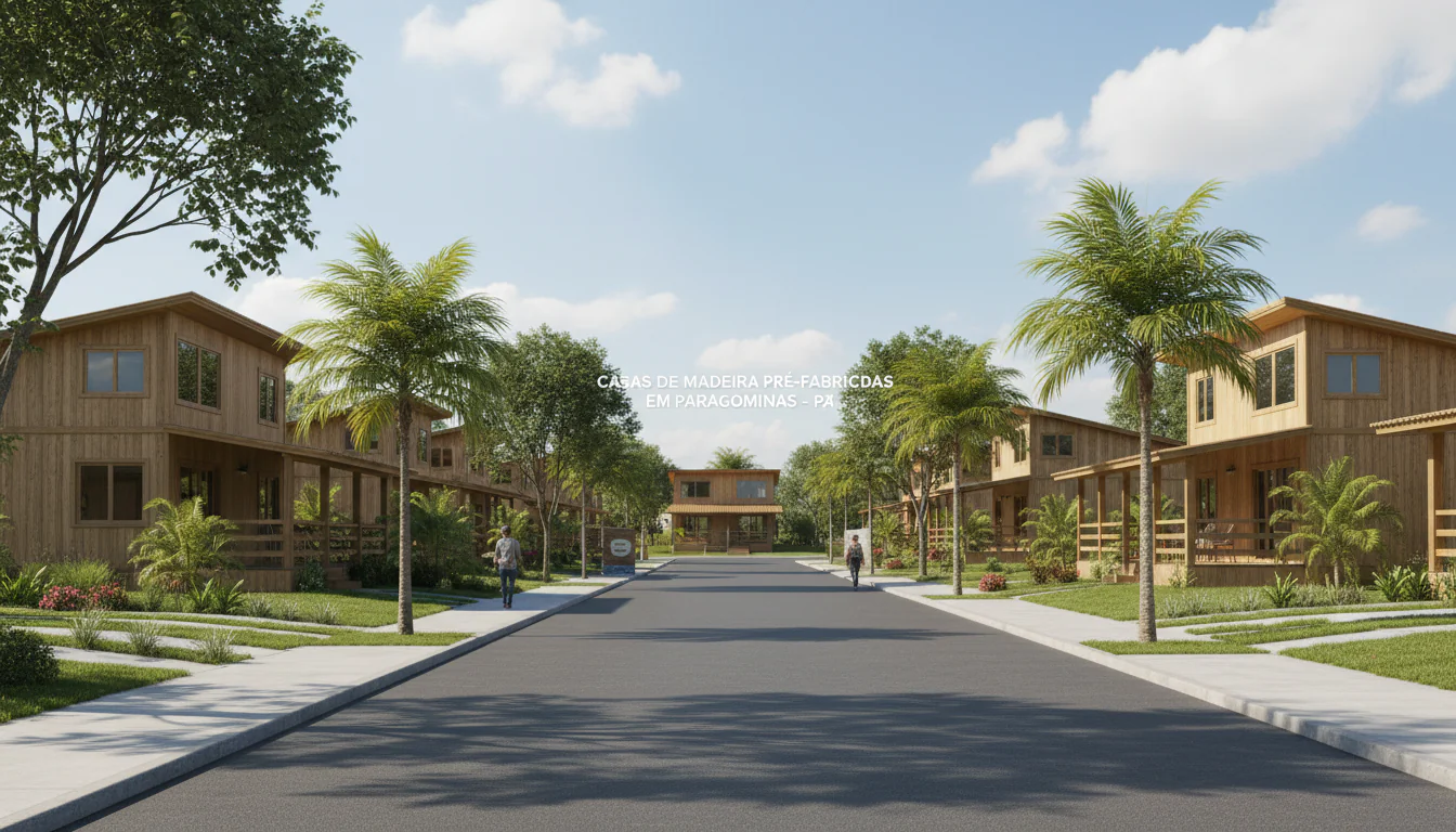 Casas de Madeira Pré-Fabricadas em Paragominas – PA Casas de Madeira Pré-Fabricadas em Paragominas – PA