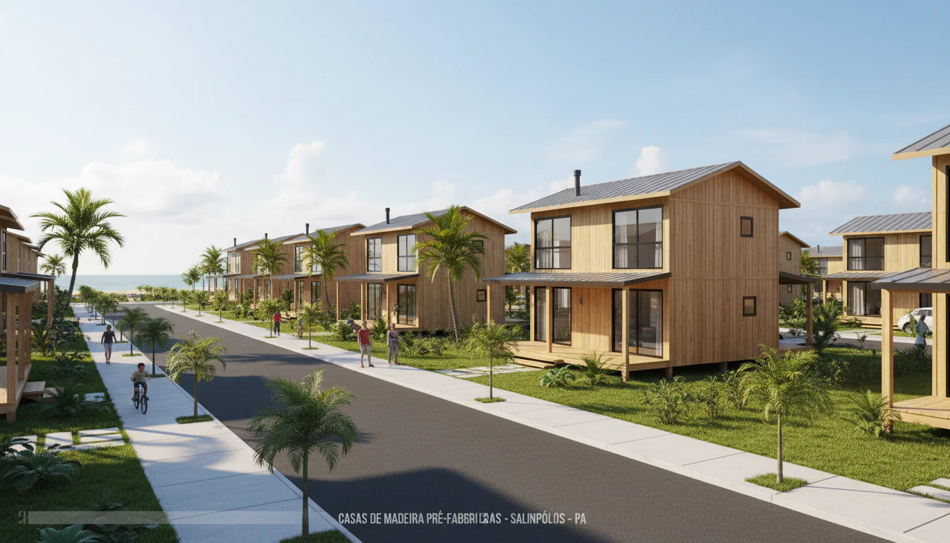 Casas de Madeira Pré-Fabricadas em Salinópolis – PA