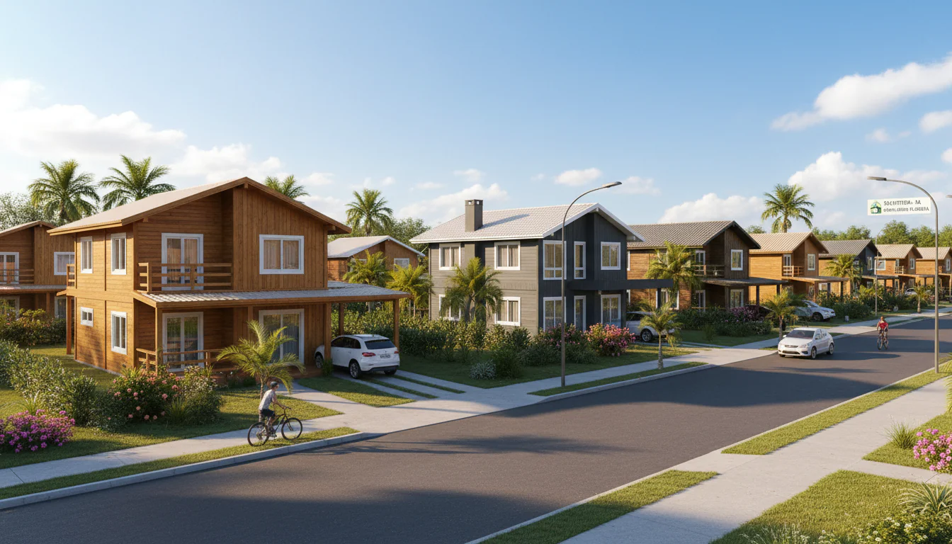 Casas de Madeira Pré-Fabricadas em Salvaterra – PA