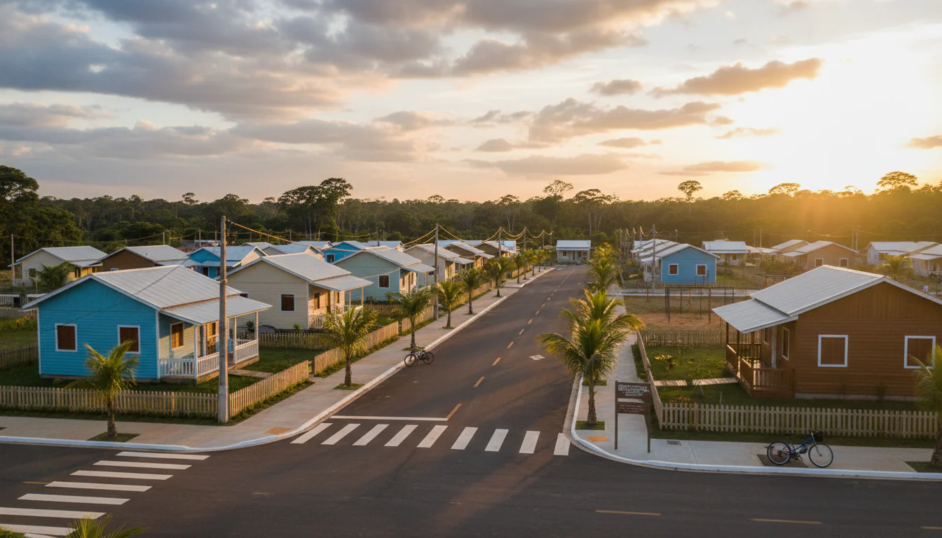 Casas de Madeira Pré-Fabricadas em Santa Cruz do Arari – PA