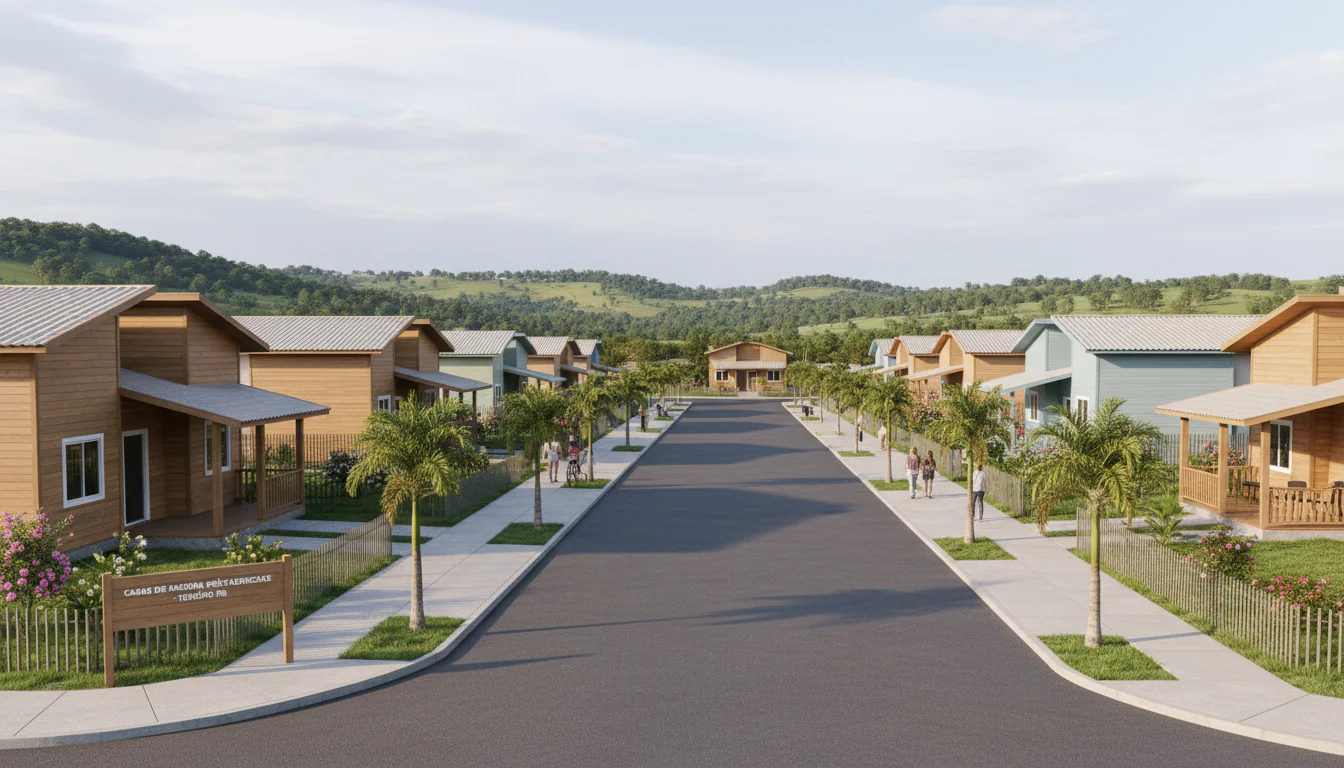 Casas de Madeira Pré-Fabricadas em Tenório – PB