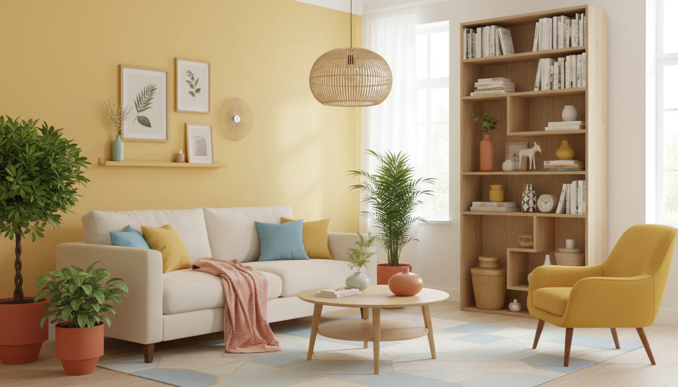 Cores que combinam com amarelo: tons para casa alegre