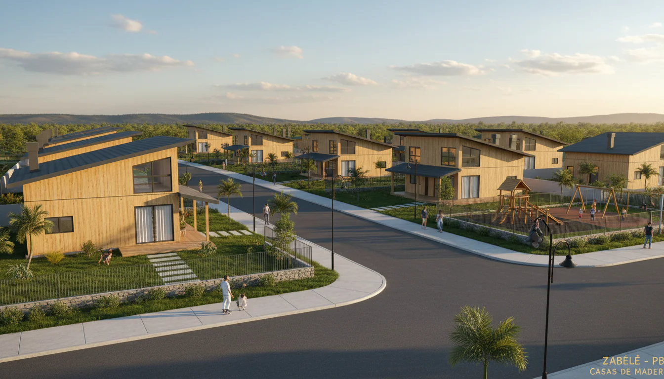 Casas de Madeira Pré-Fabricadas em Zabelê – PB