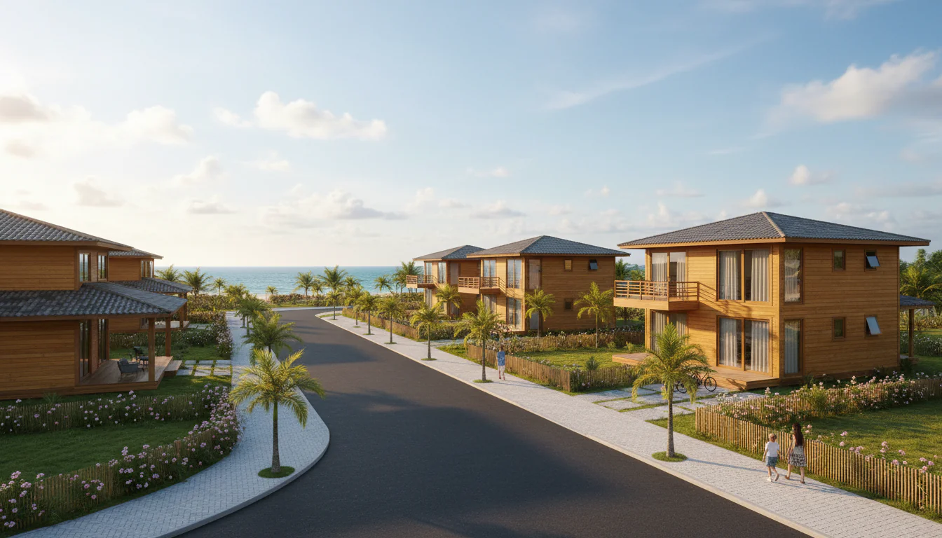 Casas de Madeira Pré-Fabricadas em Tamandaré – PE Casas de Madeira Pré-Fabricadas em Tamandaré – PE