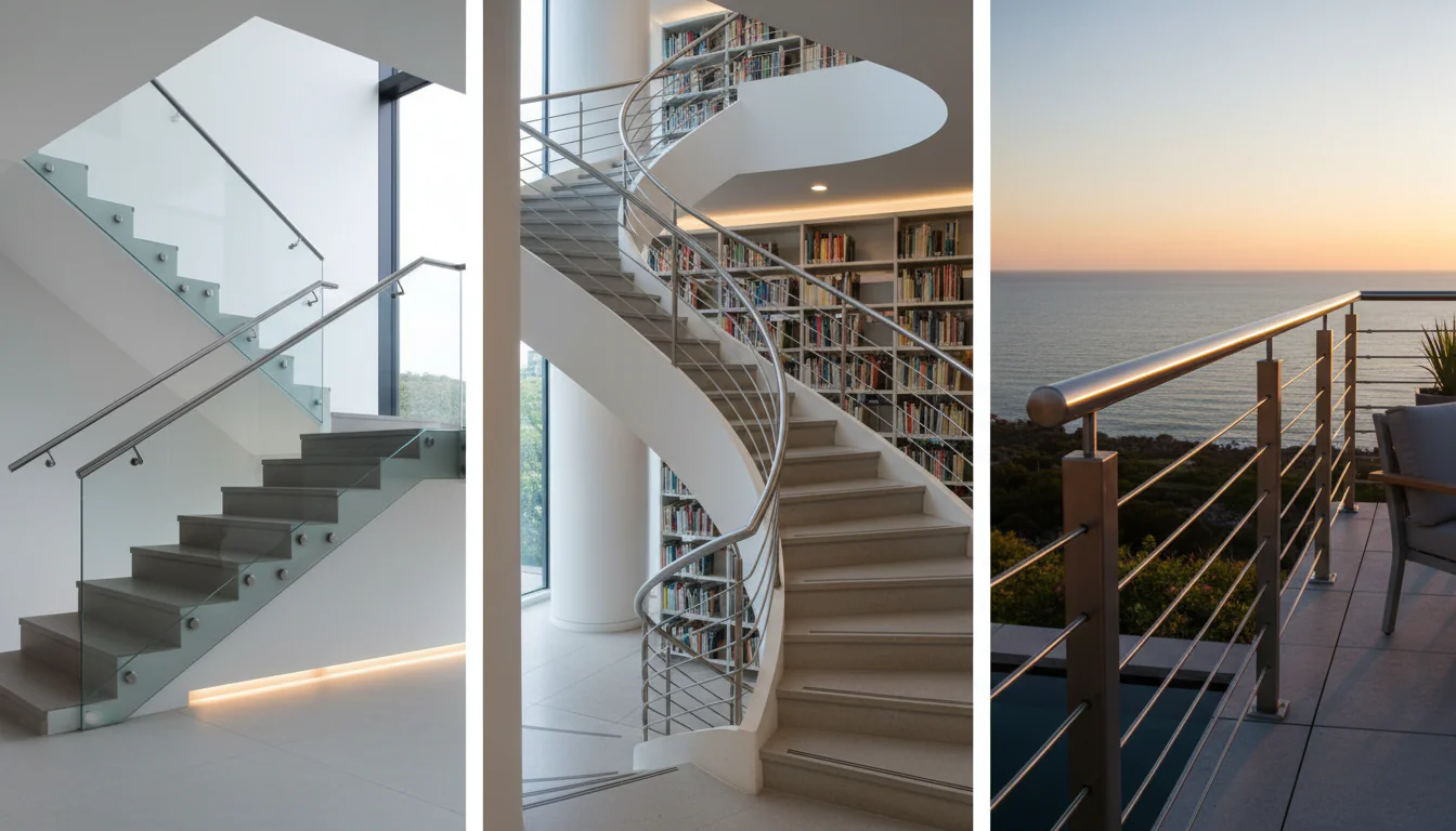 Corrimão de inox: ideias de como aplicar material Corrimão de inox: ideias de como aplicar material