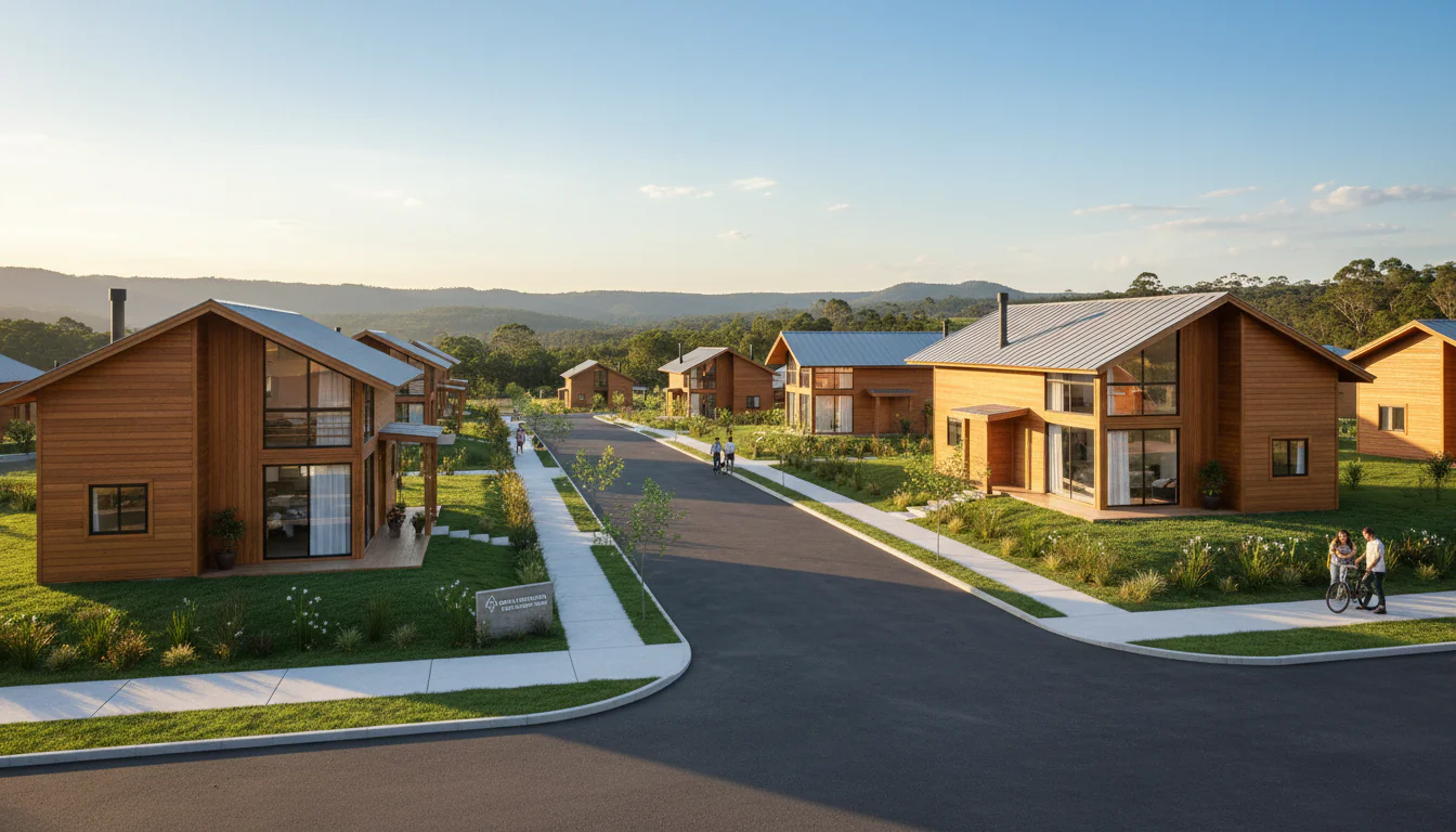 Casas de Madeira Pré-Fabricadas em Berizal – MG