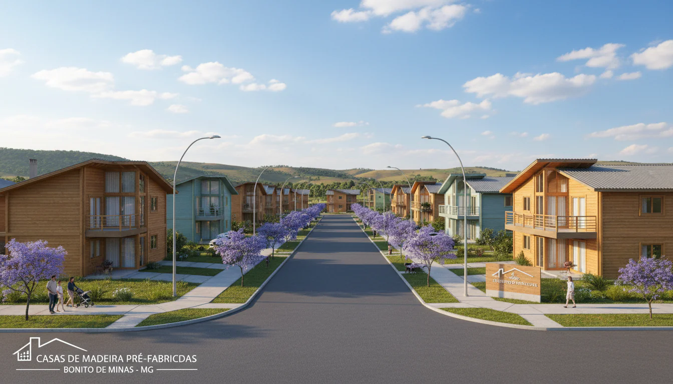 Casas de Madeira Pré-Fabricadas em Bonito de Minas – MG Casas de Madeira Pré-Fabricadas em Bonito de Minas – MG