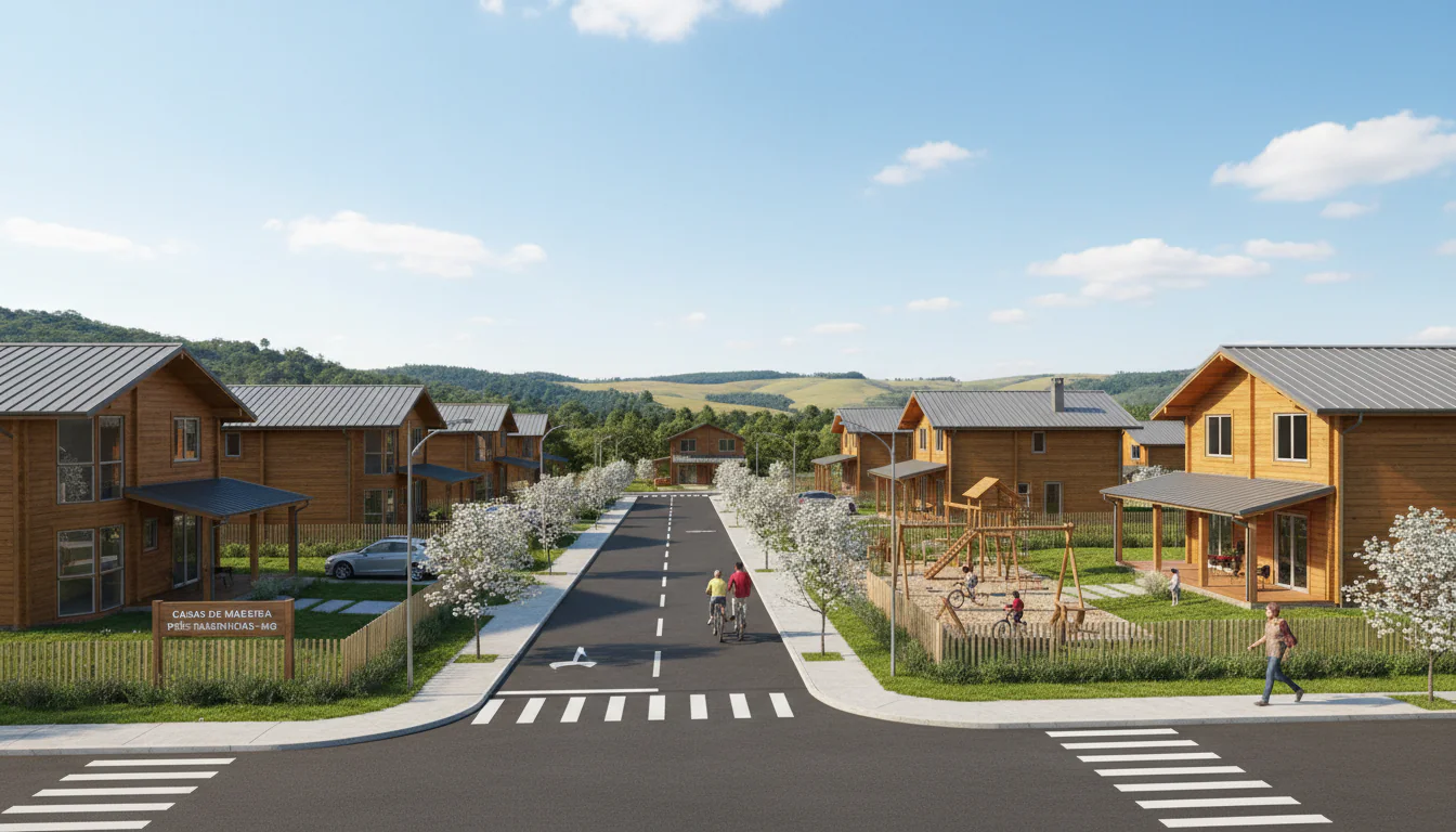 Casas de Madeira Pré-Fabricadas em Cônego Marinho – MG