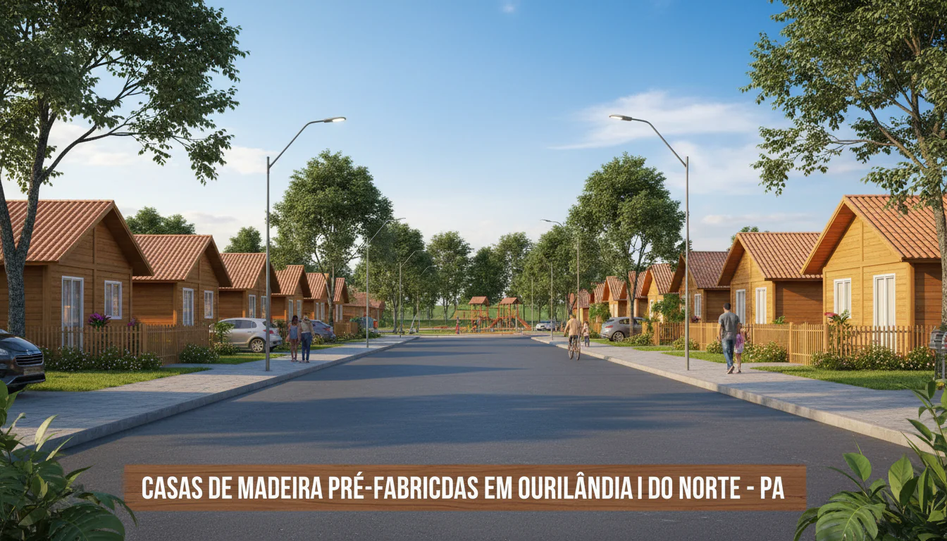 Casas de Madeira Pré-Fabricadas em Ourilândia do Norte – PA Casas de Madeira Pré-Fabricadas em Ourilândia do Norte – PA