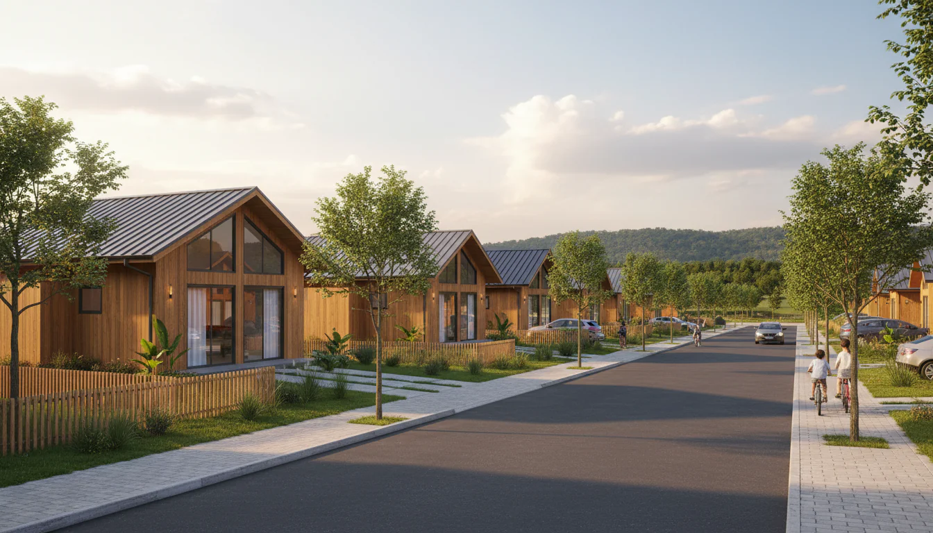 Casas de Madeira Pré-Fabricadas em Córrego Fundo – MG