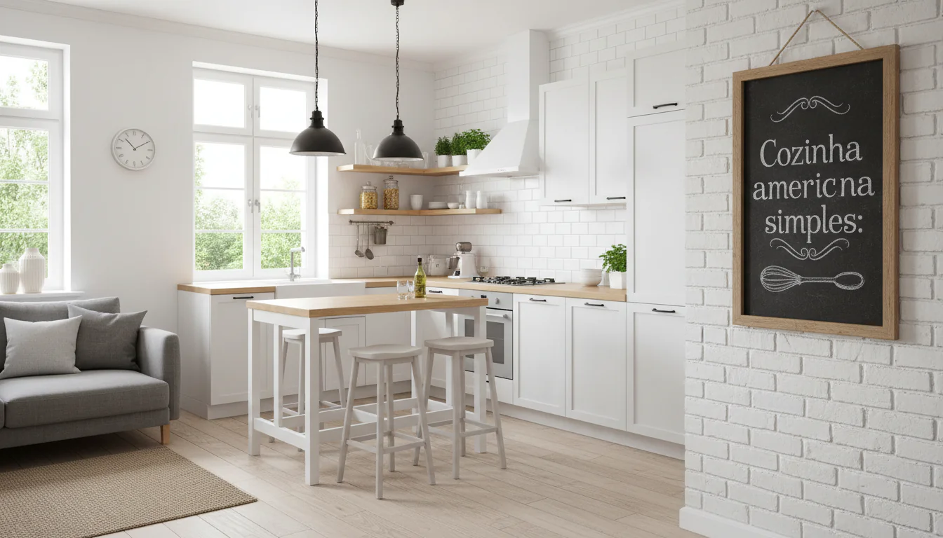 Cozinha americana simples: fotos e dicas para decorar Cozinha americana simples: fotos e dicas para decorar