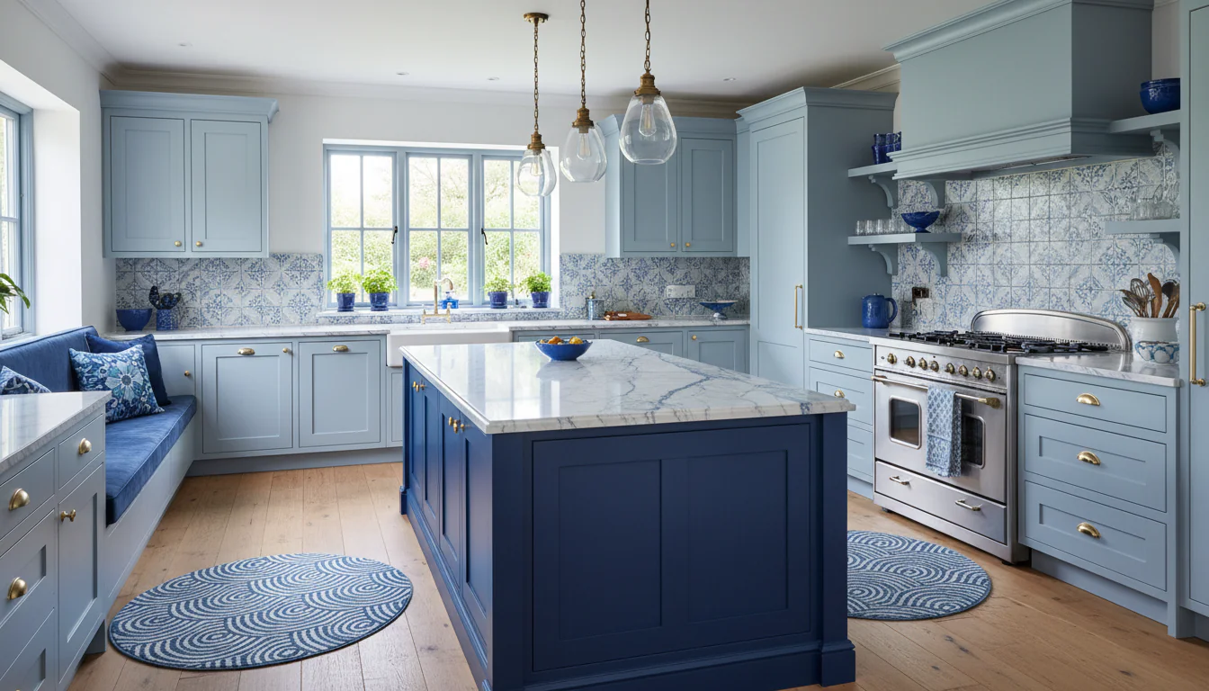 Cozinhas decoradas: para apaixonados por azul Cozinhas decoradas: para apaixonados por azul