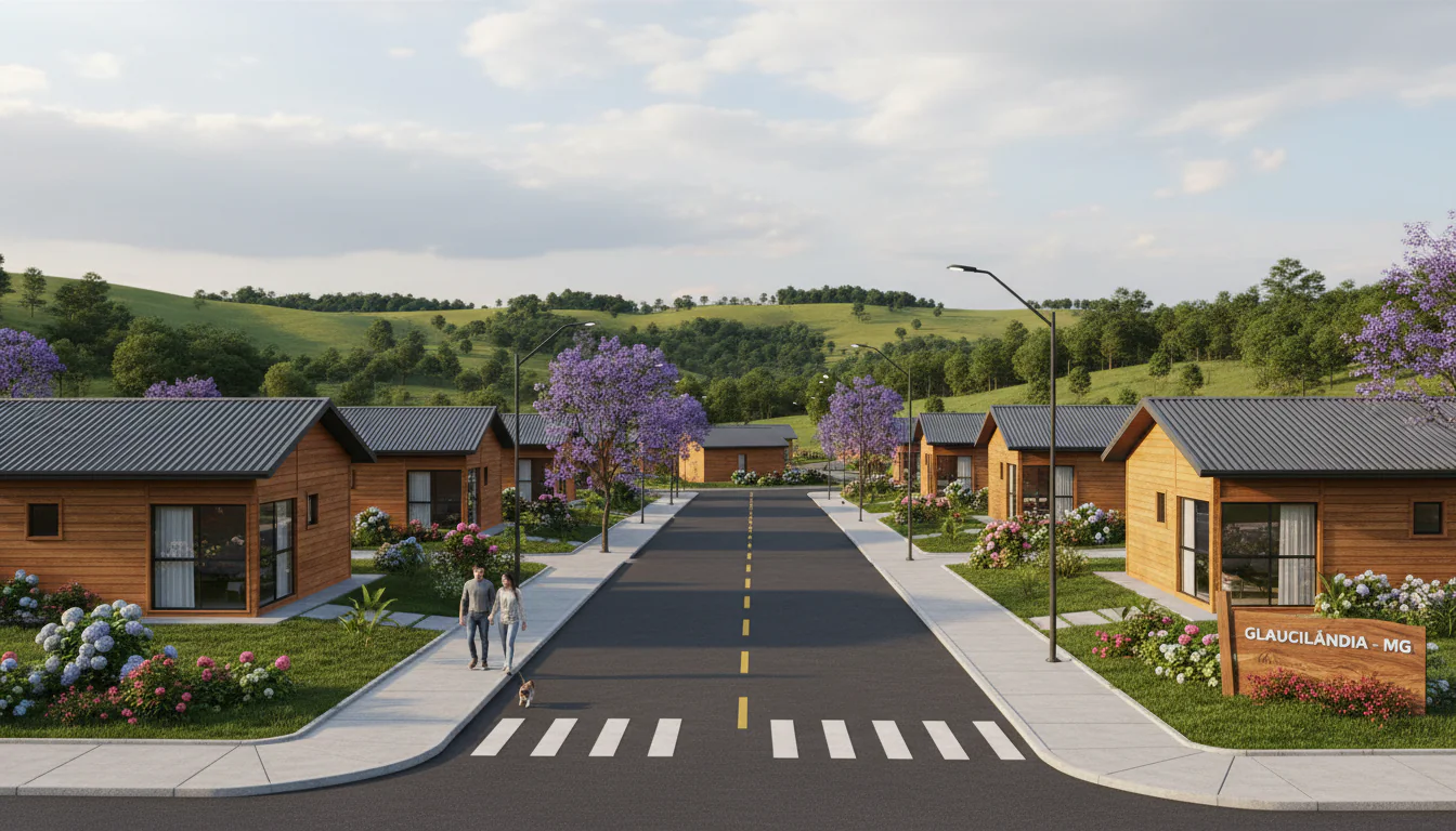 Casas de Madeira Pré-Fabricadas em Glaucilândia – MG