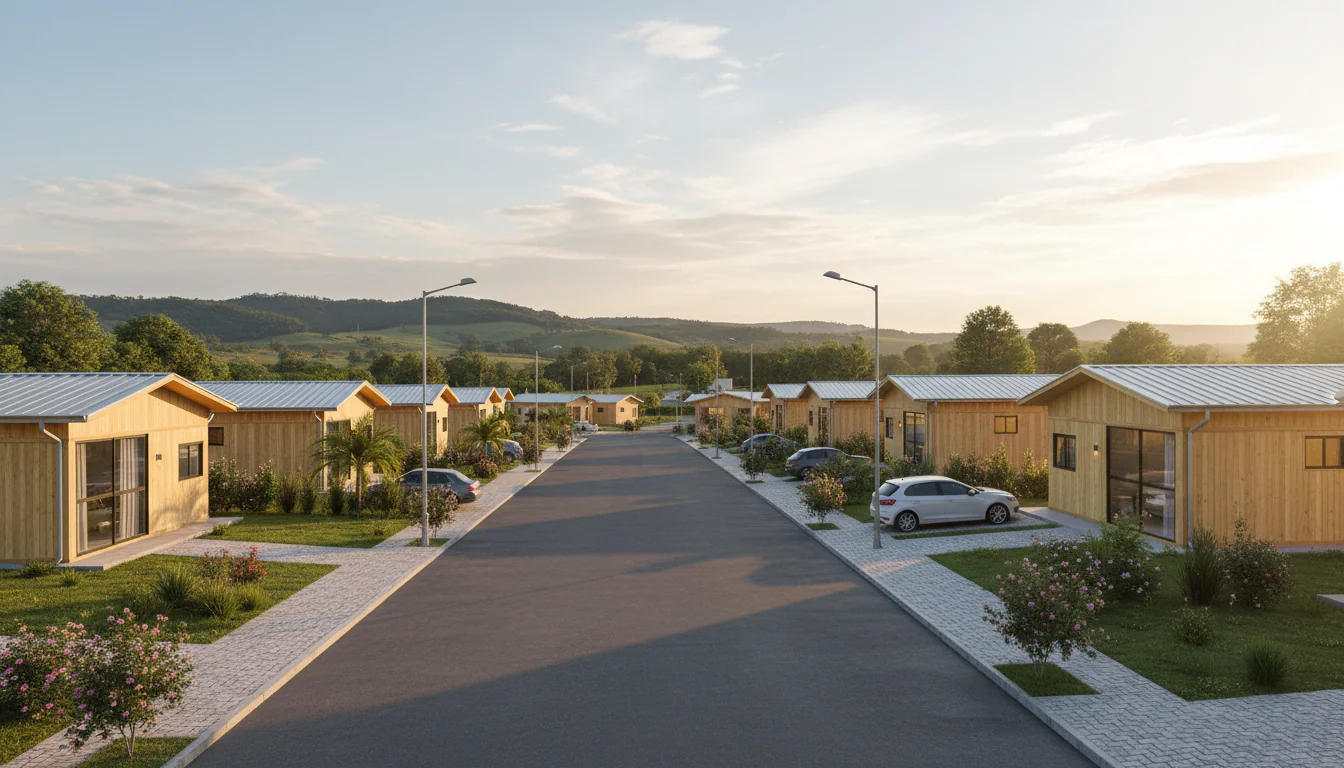 Casas de Madeira Pré-Fabricadas em Goiabeira – MG