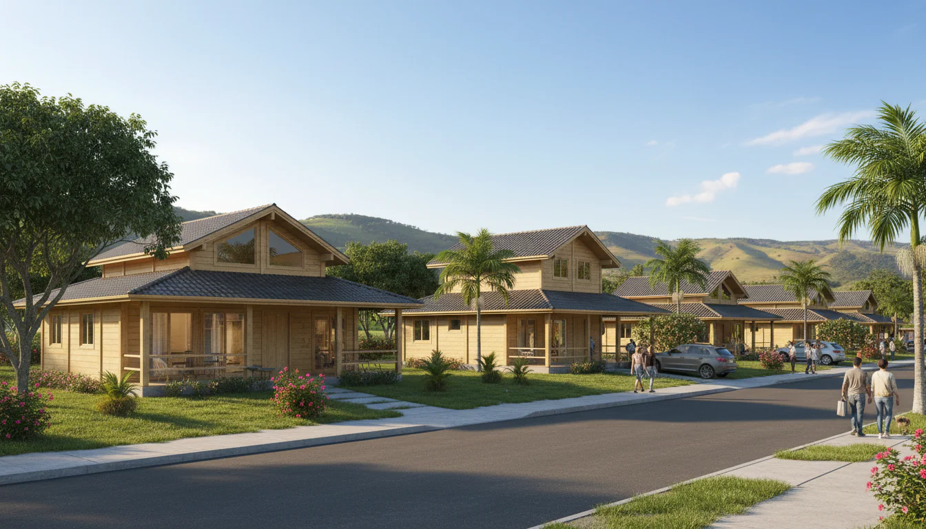 Casas de Madeira Pré-Fabricadas em Jenipapo de Minas – MG