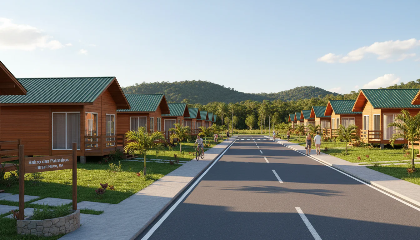 Casas de Madeira Pré-Fabricadas em Brasil Novo – PA