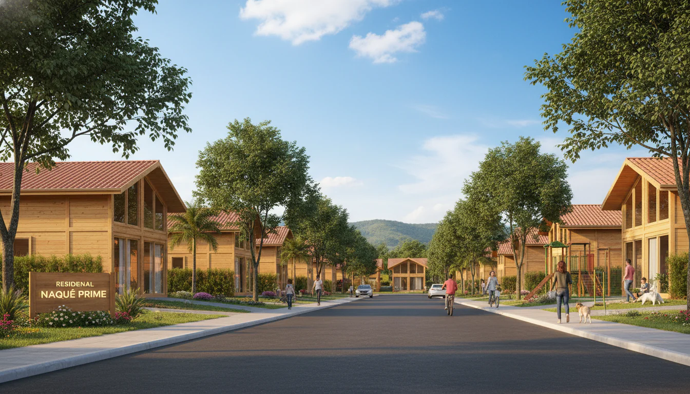 Casas de Madeira Pré-Fabricadas em Naque – MG