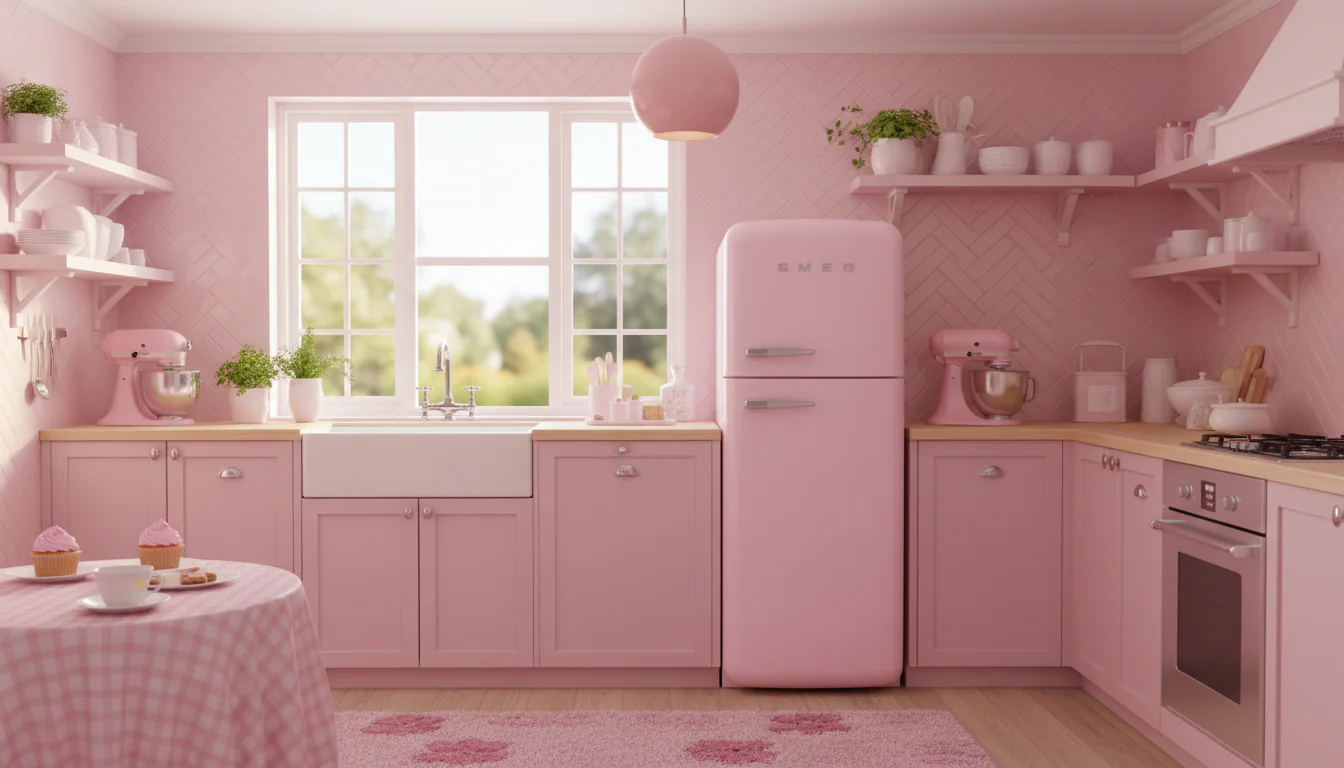 Cozinha rosa: ideias adoráveis para decoração perfeita
