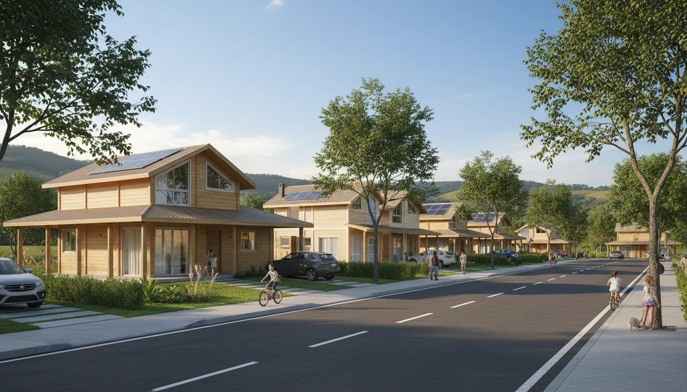 Casas de Madeira Pré-Fabricadas em Olhos-dʼÁgua – MG