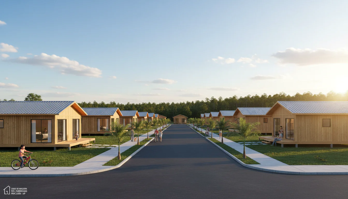 Casas de Madeira Pré-Fabricadas em Pracuúba – AP