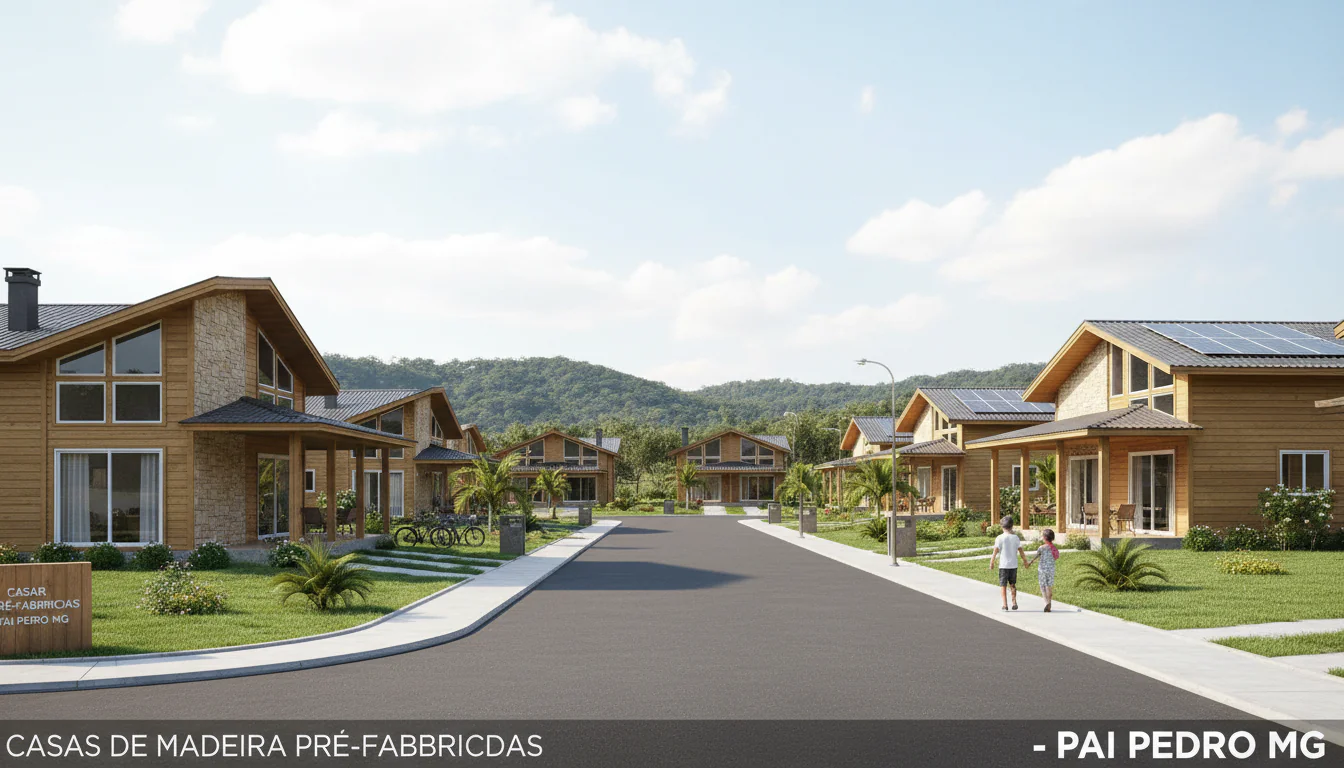 Casas de Madeira Pré-Fabricadas em Pai Pedro – MG Casas de Madeira Pré-Fabricadas em Pai Pedro – MG