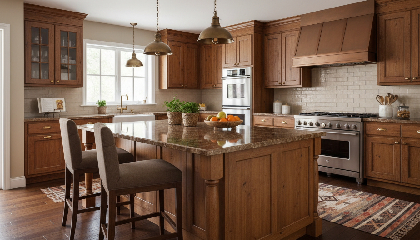 Cozinhas marrom: supercharmosas que vai adorar