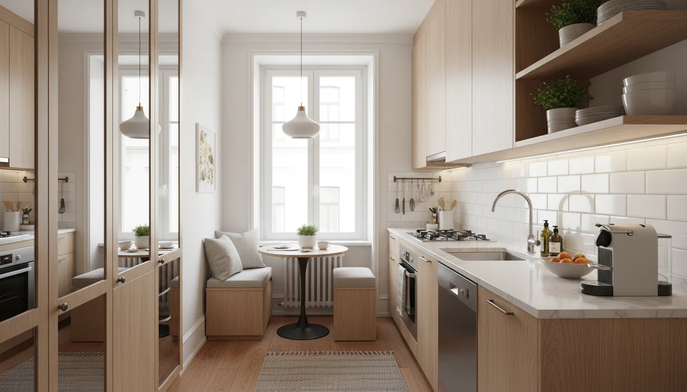 Cozinhas pequenas: ideias para ampliar beleza