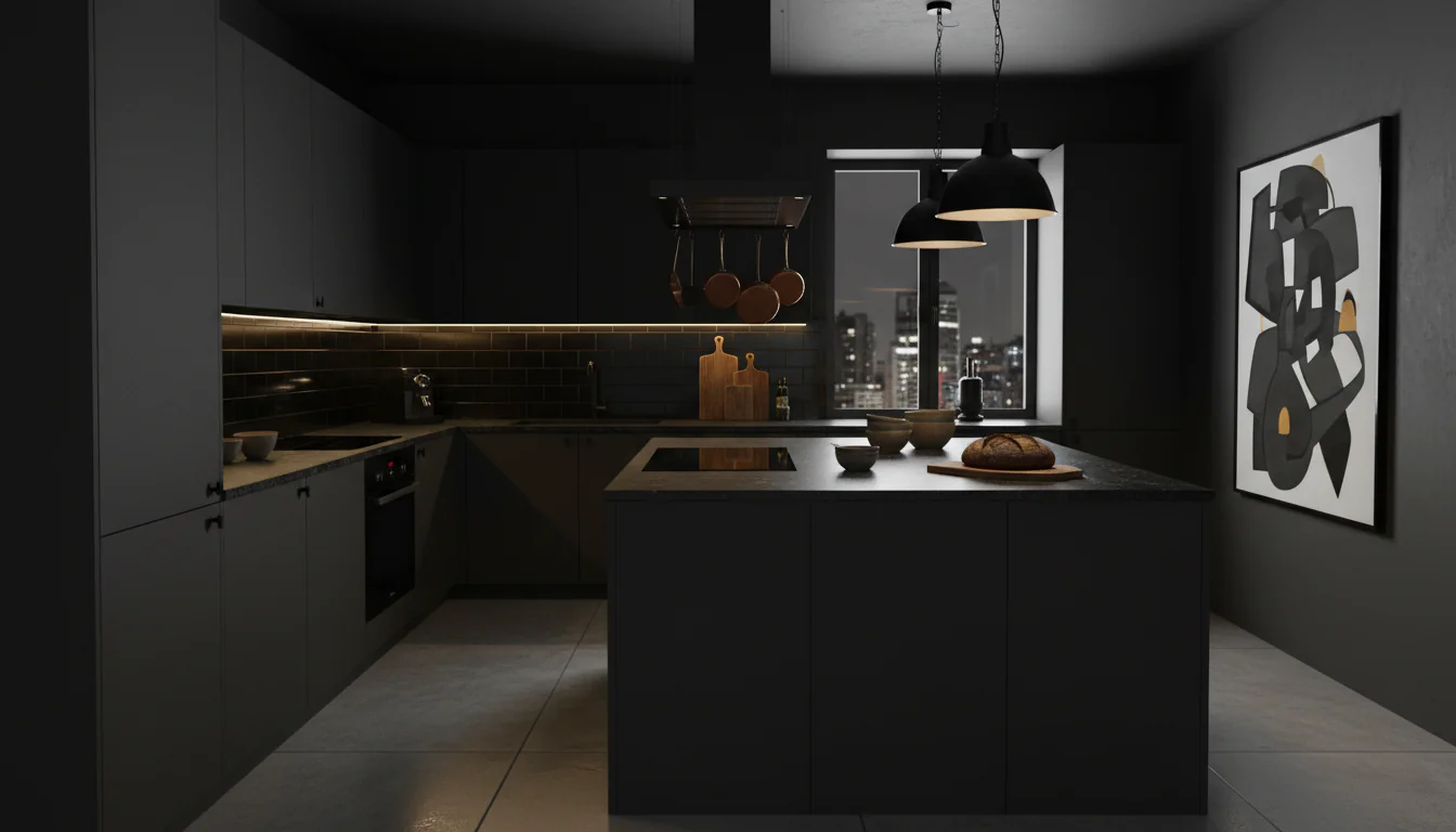 Cozinha preta: formas de imprimir estilo com cor