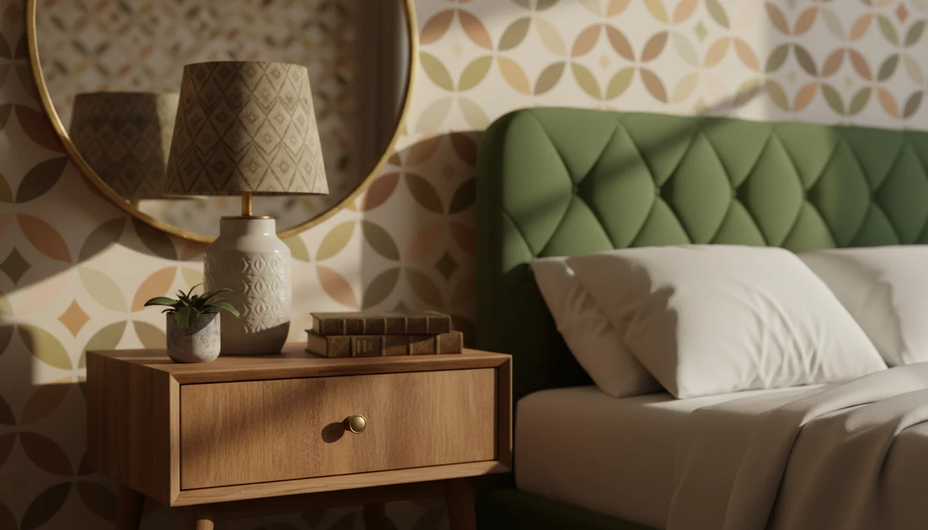 Criado-mudo retrô: onde comprar e ideias Criado-mudo retrô: onde comprar e ideias