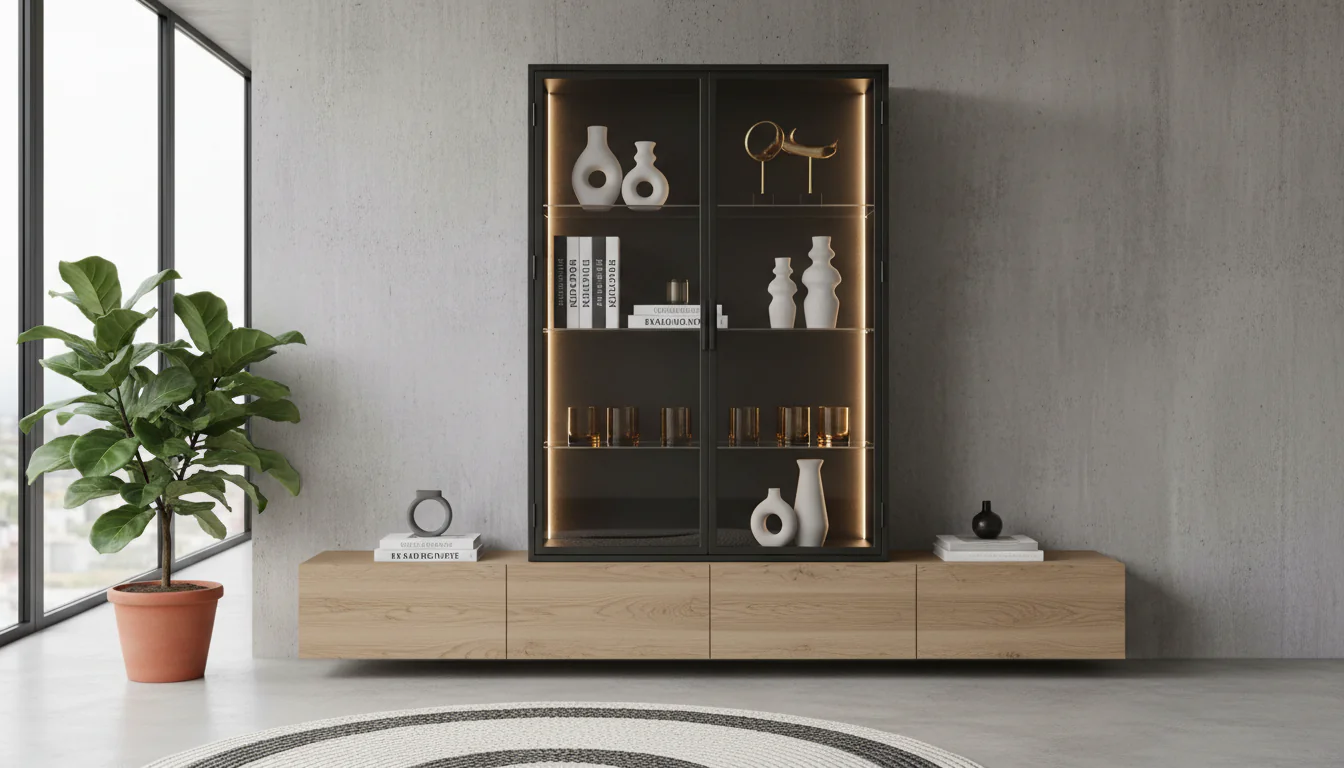 Cristaleira moderna: ideias para criar decoração estilosa