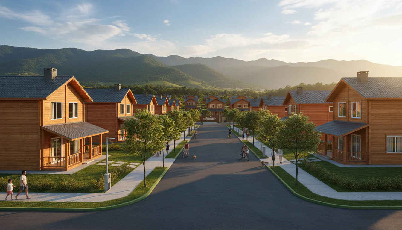 Casas de Madeira Pré-Fabricadas em Vargem Alegre – MG