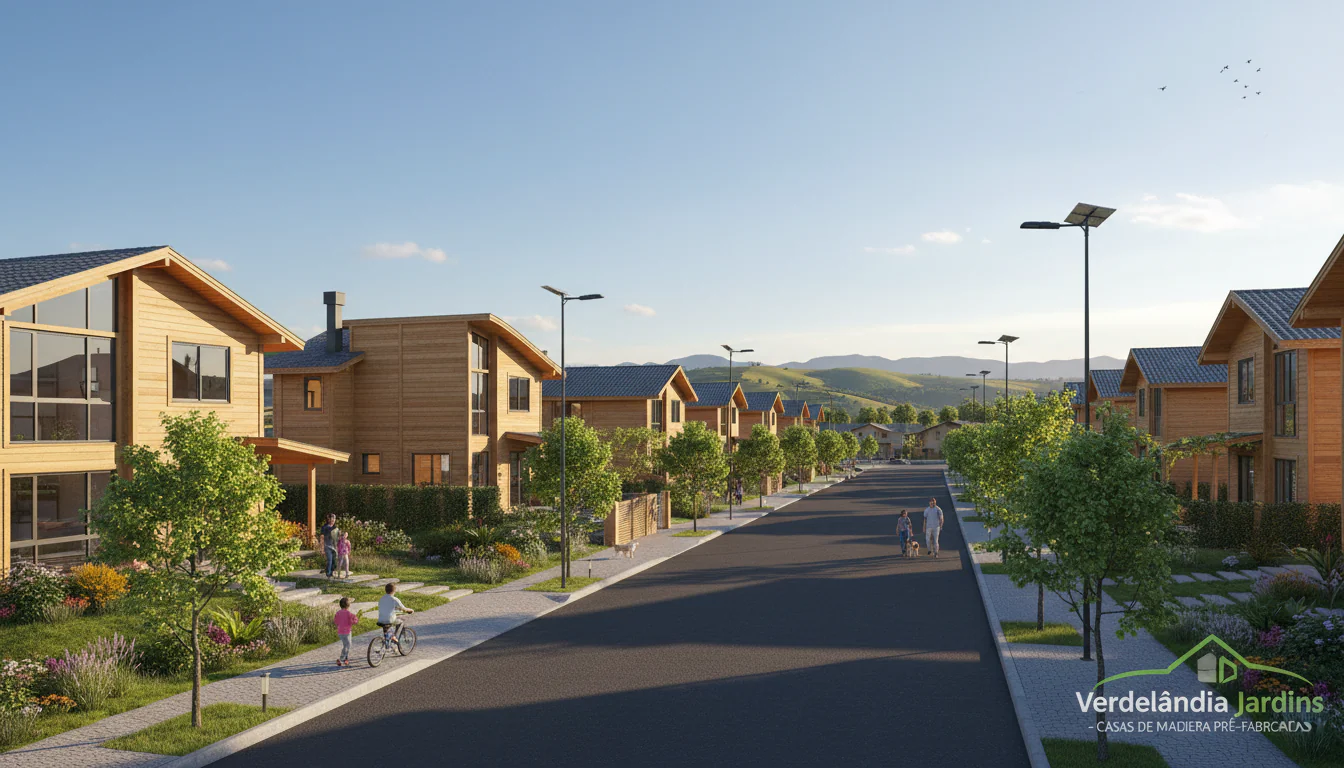 Casas de Madeira Pré-Fabricadas em Verdelândia – MG
