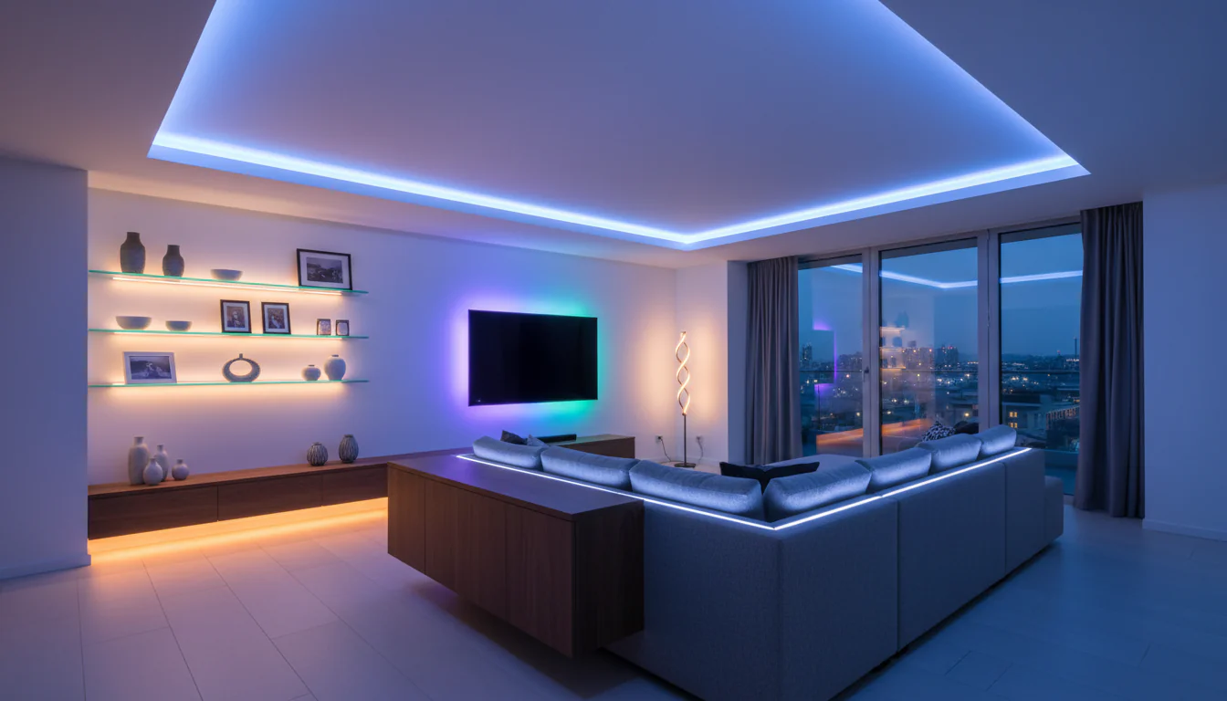 Decoração com LED: ambientes decorados com LEDs