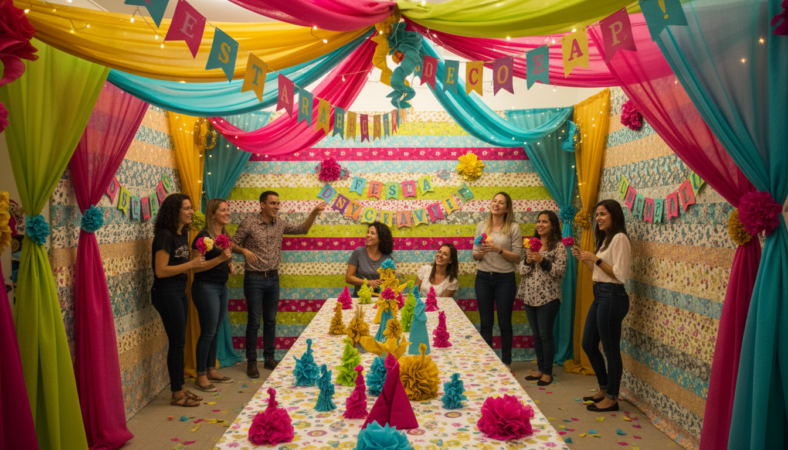 Decoração com TNT: dicas e tutoriais para criatividade Decoração com TNT: dicas e tutoriais para criatividade