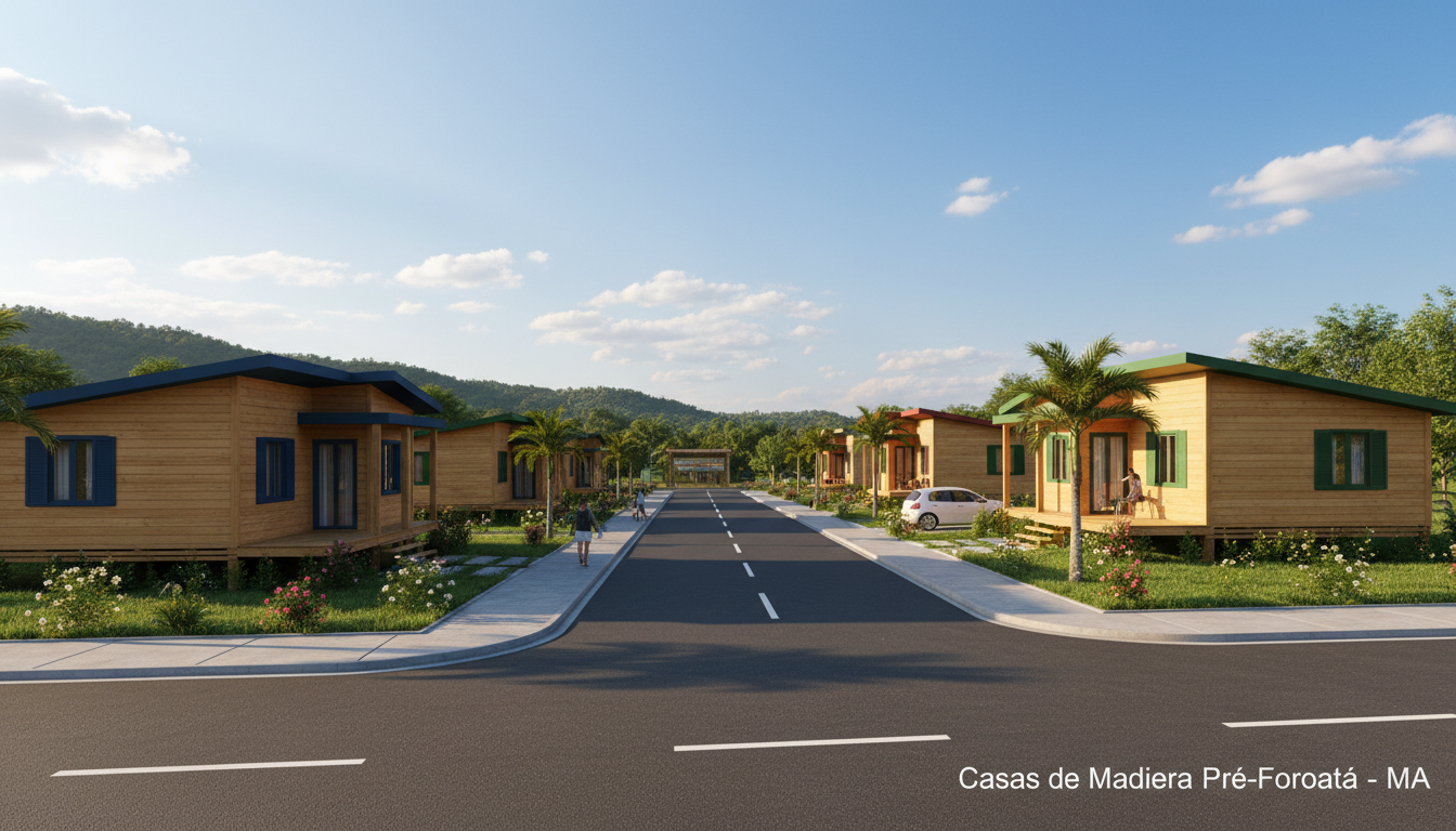 Casas de Madeira Pré-Fabricadas em Coroatá – MA