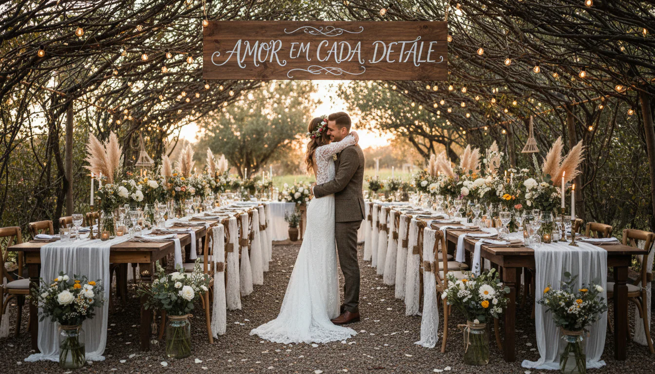 Decoração de casamento rústico: fotos e ideias apaixonantes Decoração de casamento rústico: fotos e ideias apaixonantes