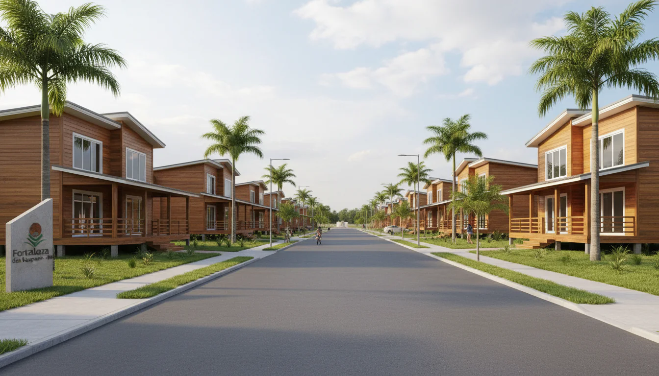 Casas de Madeira Pré-Fabricadas em Fortaleza dos Nogueiras – MA Casas de Madeira Pré-Fabricadas em Fortaleza dos Nogueiras – MA