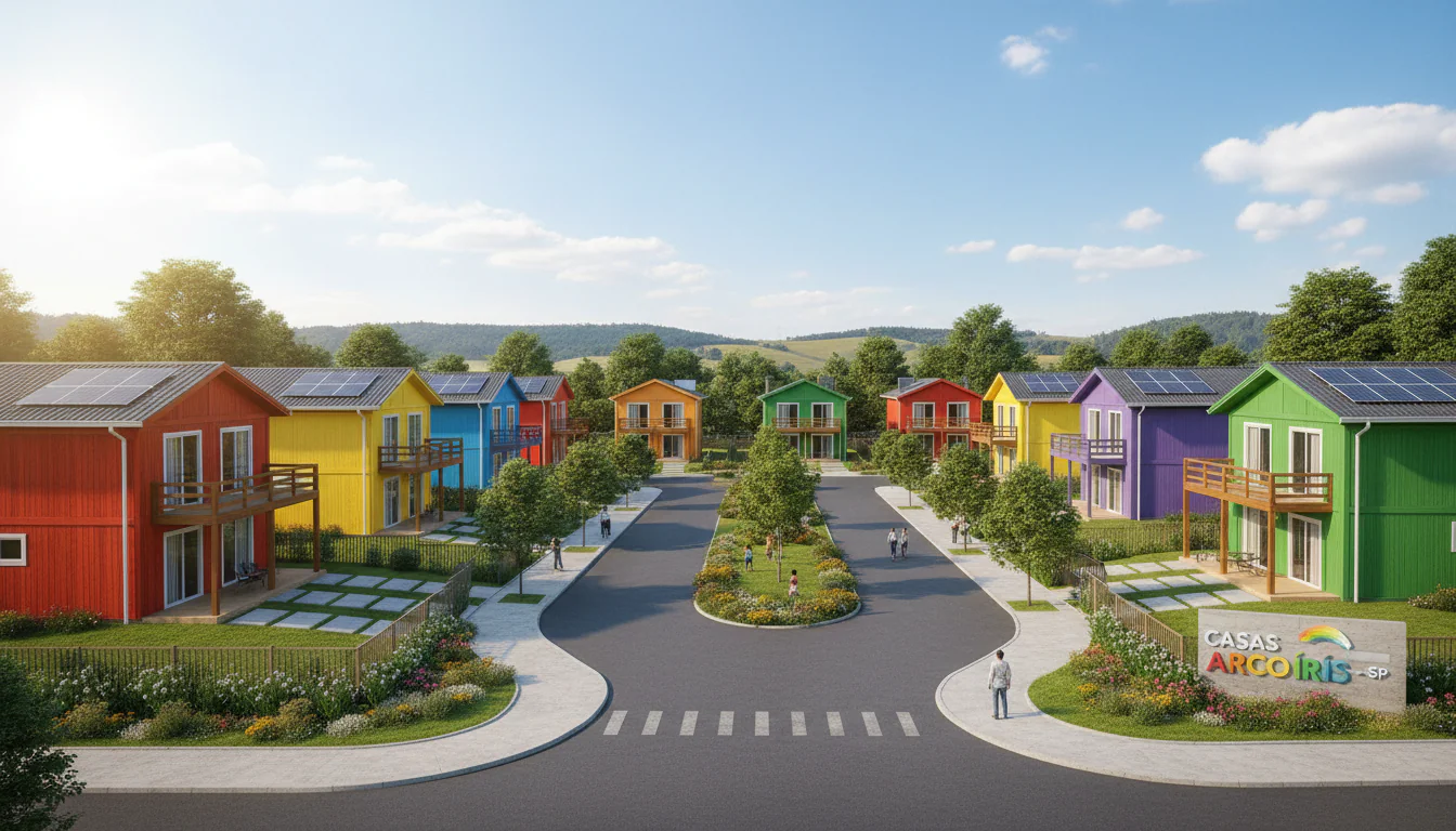 Casas de Madeira Pré-Fabricadas em Arco-Íris – SP Casas de Madeira Pré-Fabricadas em Arco-Íris – SP