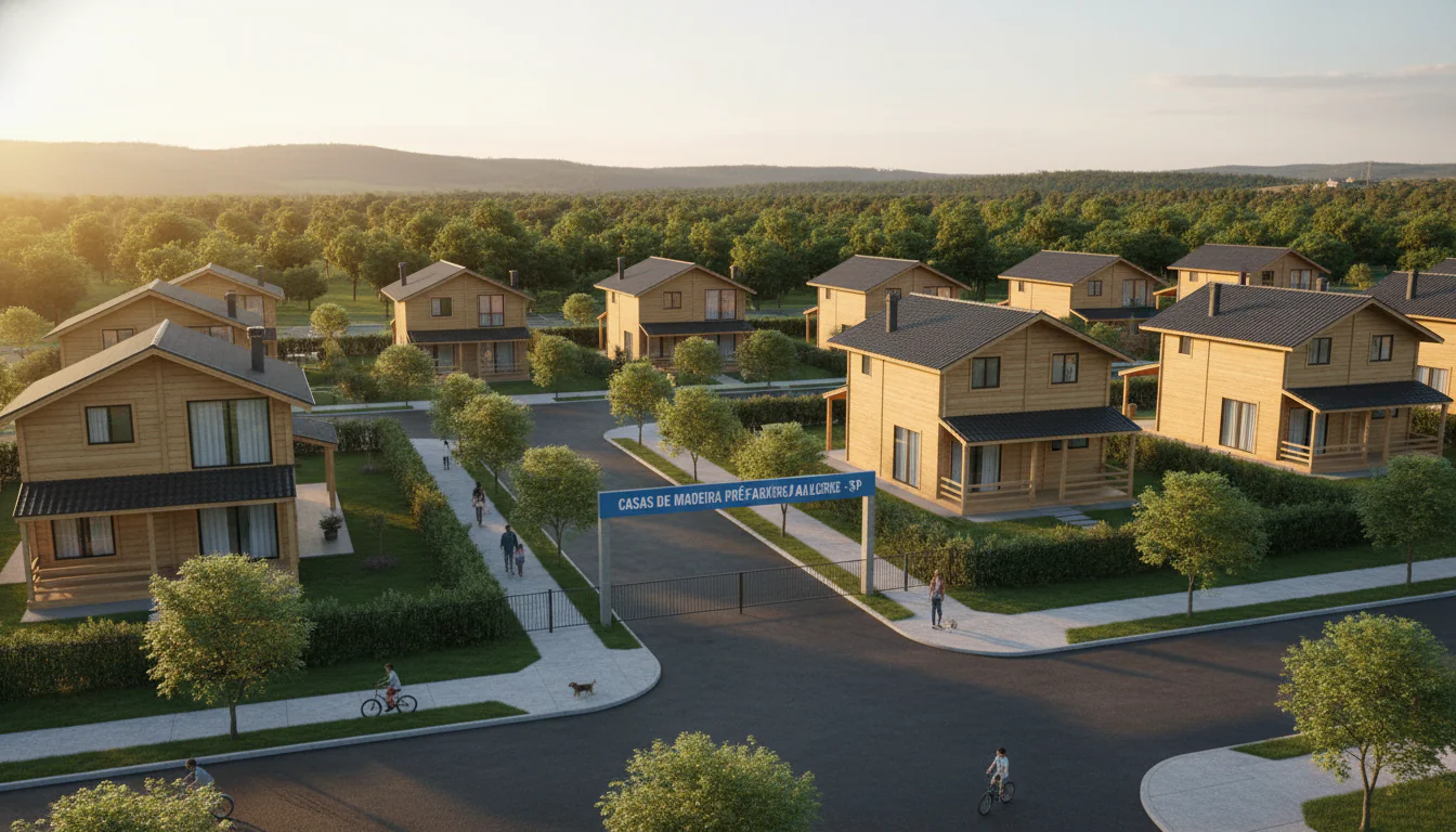 Casas de Madeira Pré-Fabricadas em Brejo Alegre – SP