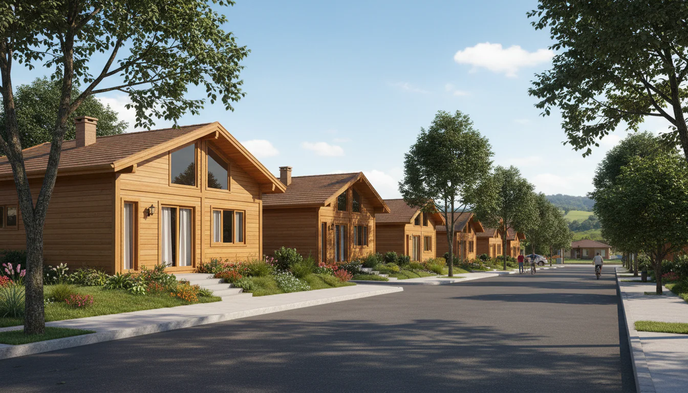 Casas de Madeira Pré-Fabricadas em Fernão – SP