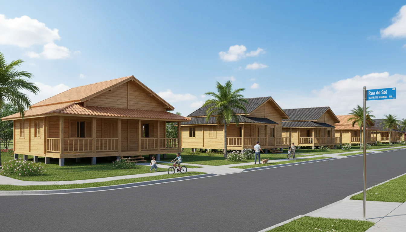 Casas de Madeira Pré-Fabricadas em Itapecuru Mirim – MA