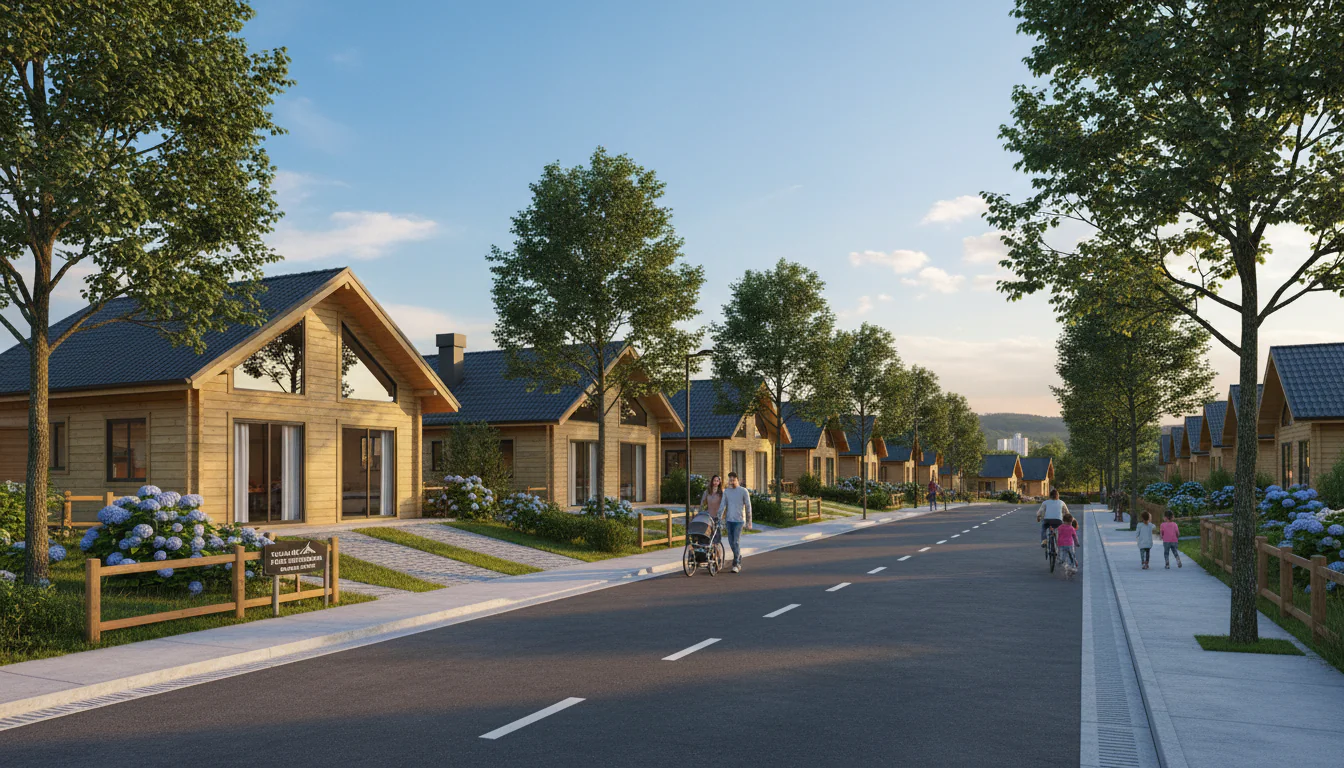 Casas de Madeira Pré-Fabricadas em Pratânia – SP