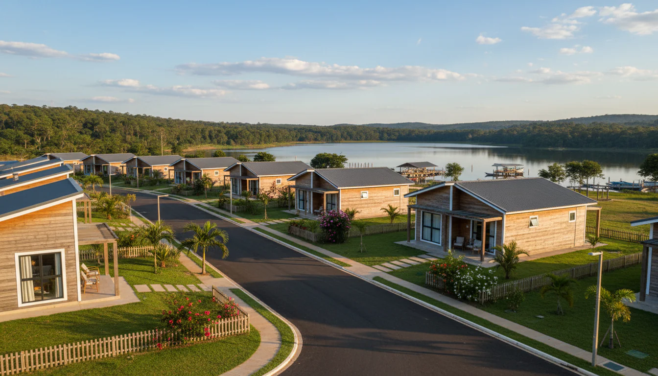 Casas de Madeira Pré-Fabricadas em Lago do Junco – MA