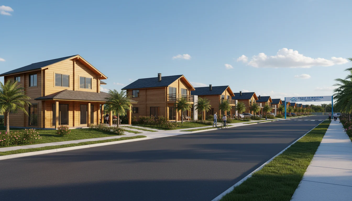 Casas de Madeira Pré-Fabricadas em Matões – MA