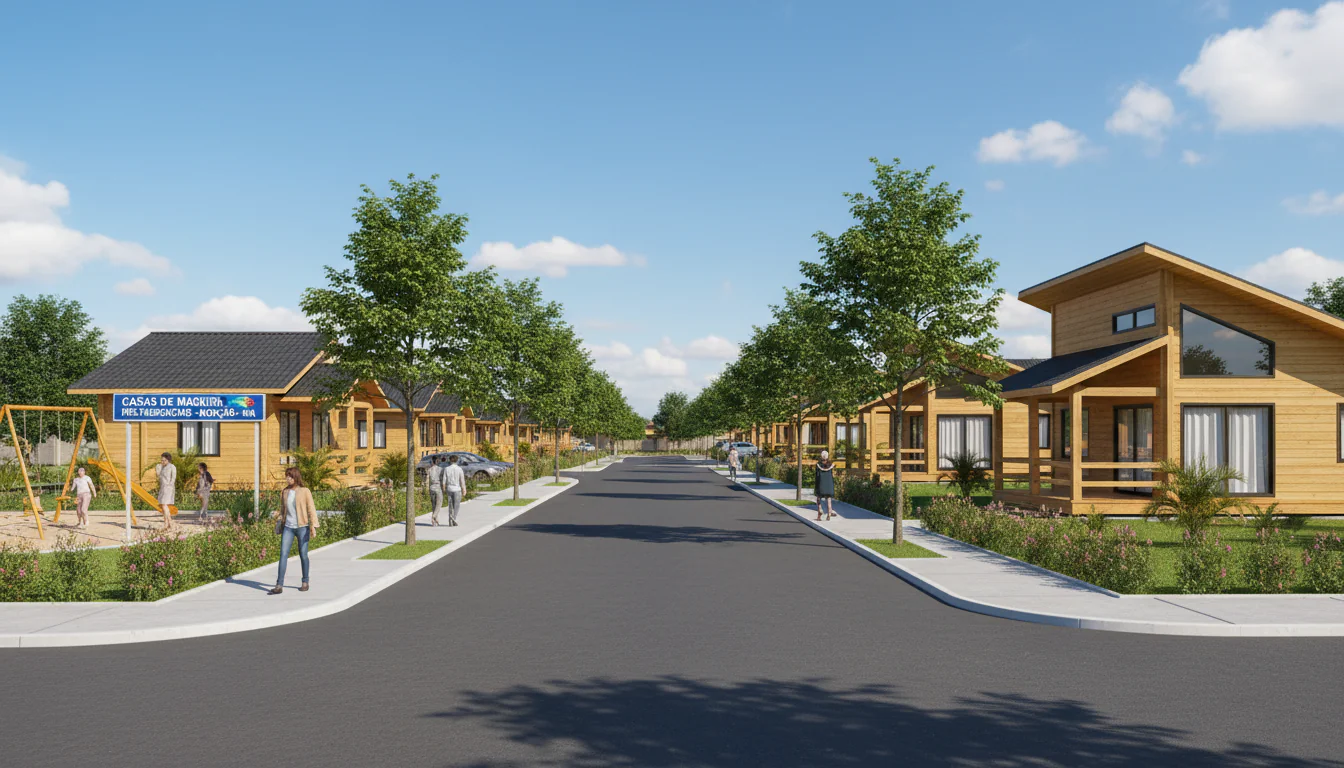 Casas de Madeira Pré-Fabricadas em Monção – MA