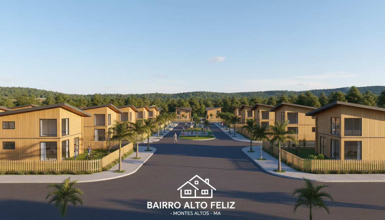 Casas de Madeira Pré-Fabricadas em Montes Altos – MA
