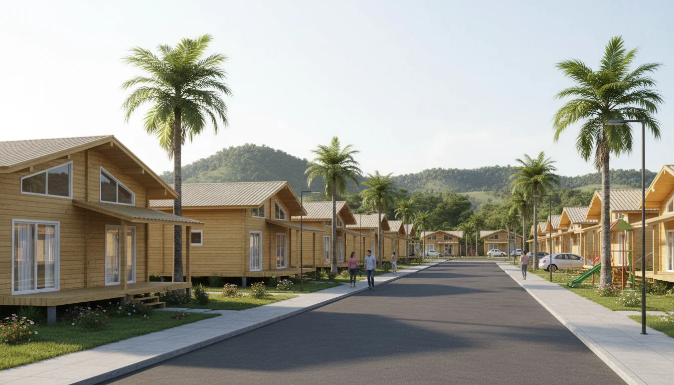 Casas de Madeira Pré-Fabricadas em Morros – MA