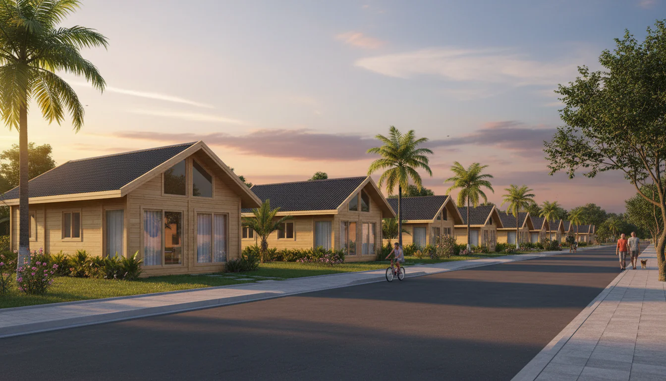 Casas de Madeira Pré-Fabricadas em Passagem Franca – MA