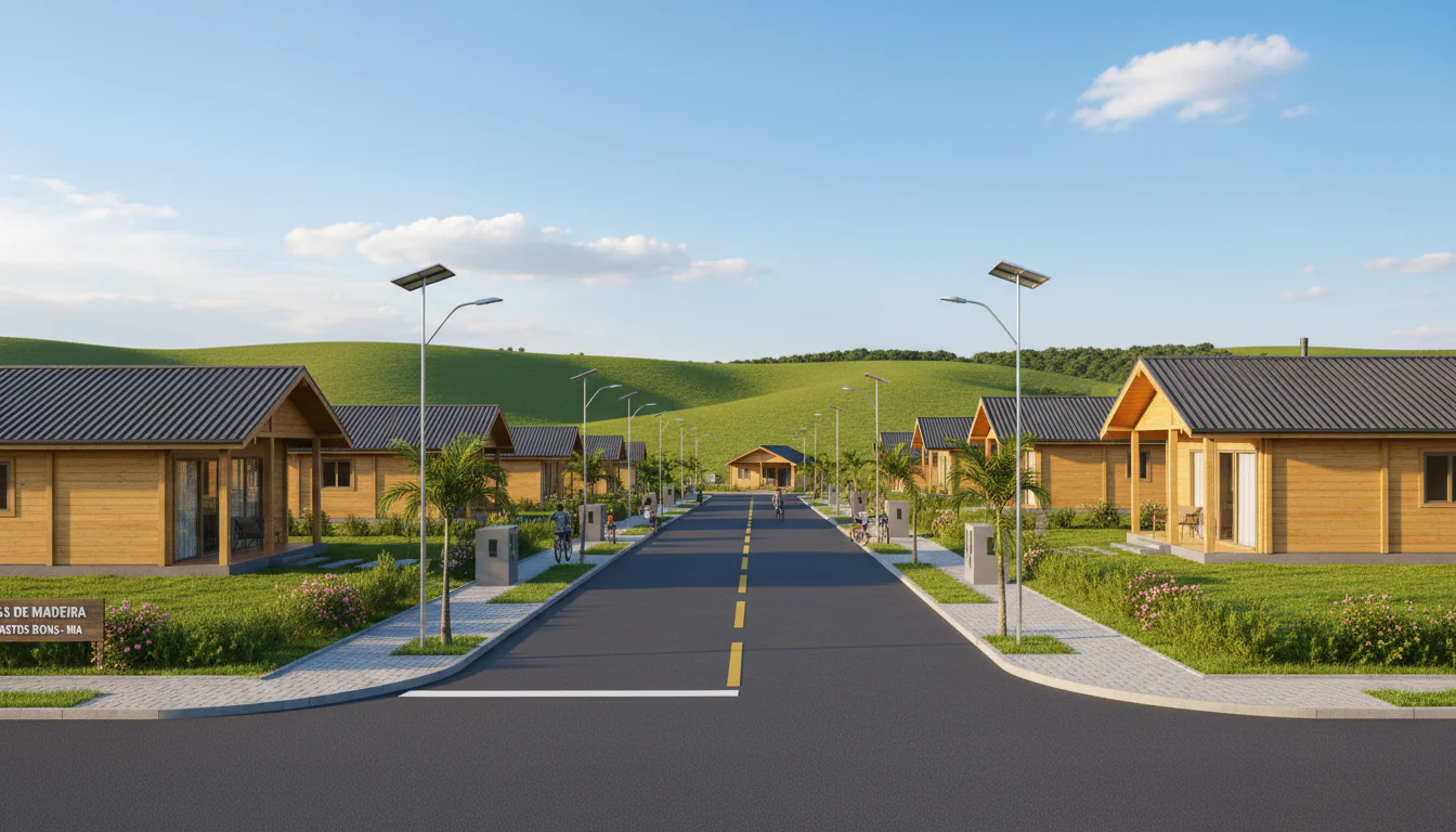 Casas de Madeira Pré-Fabricadas em Pastos Bons – MA