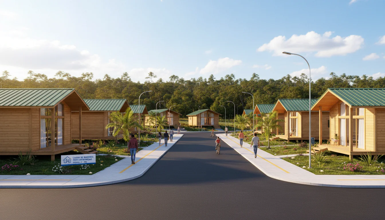 Casas de Madeira Pré-Fabricadas em Penalva – MA